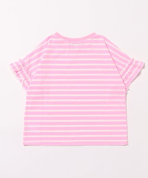 LSP WOW（エルエスピーワオ）の「【LSP WOW!】ガールズ袖フリルTシャツ（80～130cm）（Tシャツ/カットソー・キッズ・ラベンダー/チャコール/ピンク/オフホワイト/ピンク系その他/ホワイト系その他/ブラック系その他・110/100/90/80/130/120）」の22枚目の写真