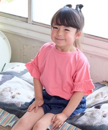 【LSP WOW!】ガールズ袖フリルTシャツ（80～130cm）