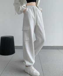 【CANVAS+】スウェットカーゴパンツ
