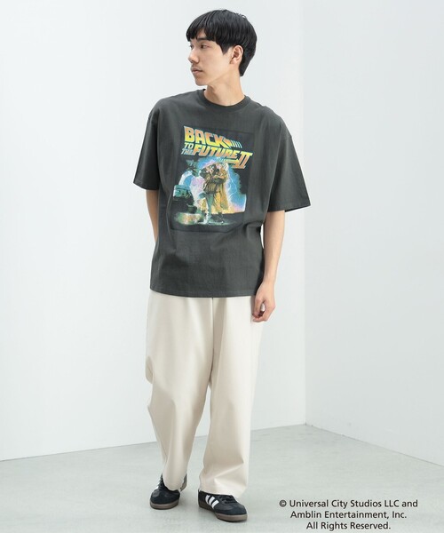 BEAMS HEART(ビームスハート)の「バックトゥザフューチャー グラフィック Tシャツ(Tシャツ/カットソー・メンズ・チャコールグレー/ホワイト/ブラウン・SMALL/MEDIUM/LARGE)」の11枚目の写真