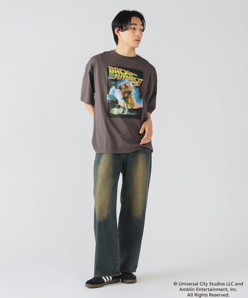 BEAMS HEART(ビームスハート)の「バックトゥザフューチャー グラフィック Tシャツ(Tシャツ/カットソー・メンズ・チャコールグレー/ホワイト/ブラウン・SMALL/MEDIUM/LARGE)」の15枚目の写真