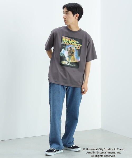 BEAMS HEART(ビームスハート)の「バックトゥザフューチャー グラフィック Tシャツ(Tシャツ/カットソー・メンズ・チャコールグレー/ホワイト/ブラウン・SMALL/MEDIUM/LARGE)」の19枚目の写真