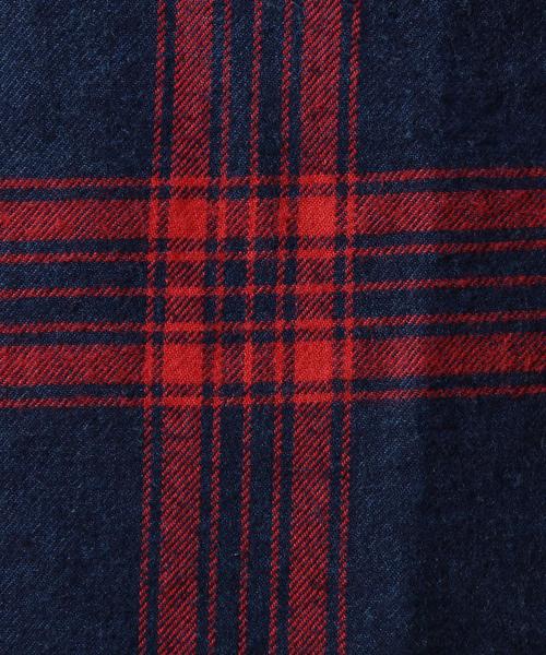 BEAUTY&YOUTH UNITED ARROWS（ビューティーアンドユースユナイテッドアローズ）の「BY インディゴ ネルシャツ◆（シャツ/ブラウス・メンズ・オフホワイト/ダークグレー/レッド/ネイビー・X-SMALL/MEDIUM/X-LARGE/LARGE/SMALL）」の18枚目の写真