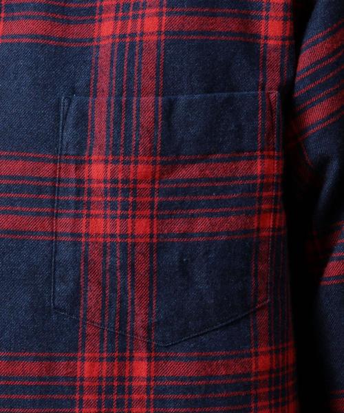 BEAUTY&YOUTH UNITED ARROWS（ビューティーアンドユースユナイテッドアローズ）の「BY インディゴ ネルシャツ◆（シャツ/ブラウス・メンズ・オフホワイト/ダークグレー/レッド/ネイビー・X-SMALL/MEDIUM/X-LARGE/LARGE/SMALL）」の19枚目の写真