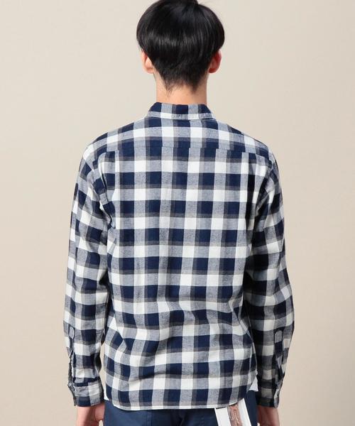 BEAUTY&YOUTH UNITED ARROWS（ビューティーアンドユースユナイテッドアローズ）の「BY インディゴ ネルシャツ◆（シャツ/ブラウス・メンズ・オフホワイト/ダークグレー/レッド/ネイビー・X-SMALL/MEDIUM/X-LARGE/LARGE/SMALL）」の10枚目の写真