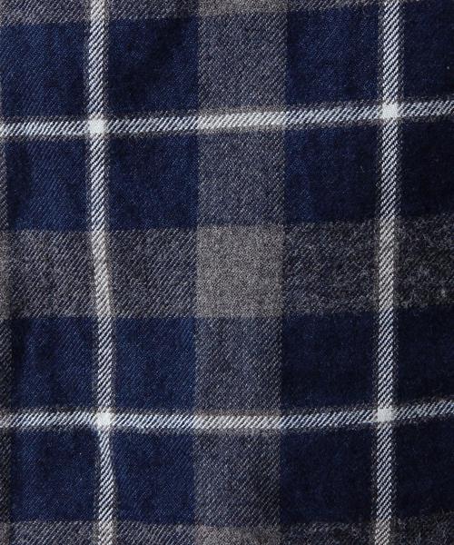 BEAUTY&YOUTH UNITED ARROWS（ビューティーアンドユースユナイテッドアローズ）の「BY インディゴ ネルシャツ◆（シャツ/ブラウス・メンズ・オフホワイト/ダークグレー/レッド/ネイビー・X-SMALL/MEDIUM/X-LARGE/LARGE/SMALL）」の13枚目の写真