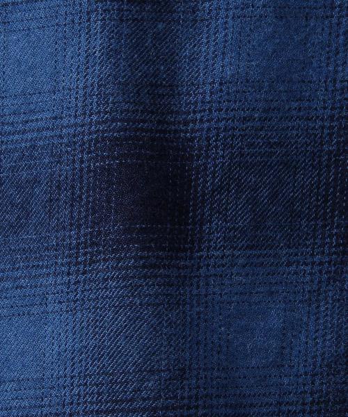 BEAUTY&YOUTH UNITED ARROWS（ビューティーアンドユースユナイテッドアローズ）の「BY インディゴ ネルシャツ◆（シャツ/ブラウス・メンズ・オフホワイト/ダークグレー/レッド/ネイビー・X-SMALL/MEDIUM/X-LARGE/LARGE/SMALL）」の15枚目の写真