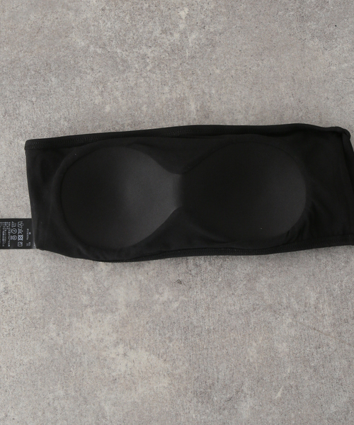 SLOBE IENA（スローブイエナ）の「ベア天ベアトップ（チューブトップ・レディース・ブラック/アイボリー・FREE）」の11枚目の写真