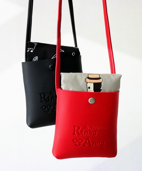 antiqua（アンティカ）の「ワンマイルショルダーバッグ（ショルダーバッグ・キッズ・ブラック/レッド・FREE）」の19枚目の写真