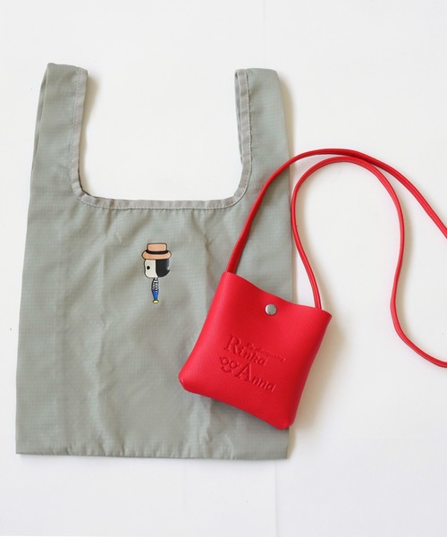antiqua（アンティカ）の「ワンマイルショルダーバッグ（ショルダーバッグ・キッズ・ブラック/レッド・FREE）」の12枚目の写真
