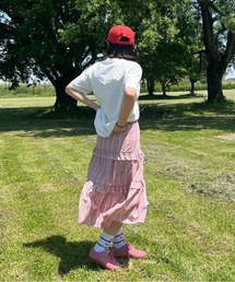 ROOPTOKYO | ギンガムチェックティアードロングスカート(スカート)