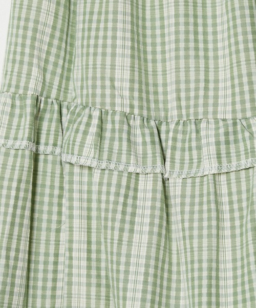 ROOPTOKYO（ループトウキョウ）の「ギンガムチェックティアードロングスカート（スカート・レディース・イエロー/レッド/ブルー/グリーン・FREE）」の7枚目の写真