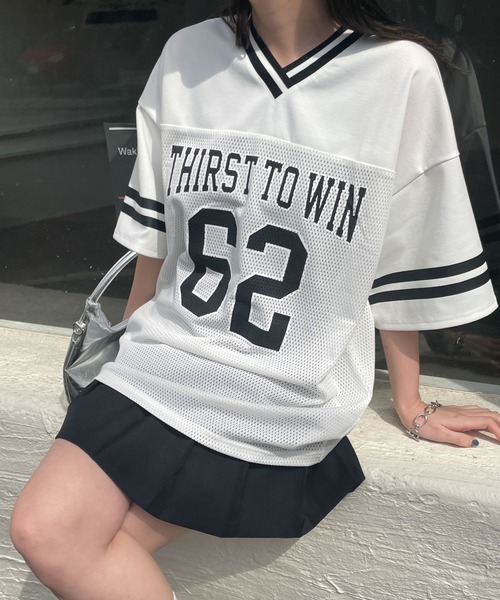 LABRAT ナンバリング mesh big T LABRAT ナンバリング mesh big T LABRAT ナンバリング mesh big T シャツ