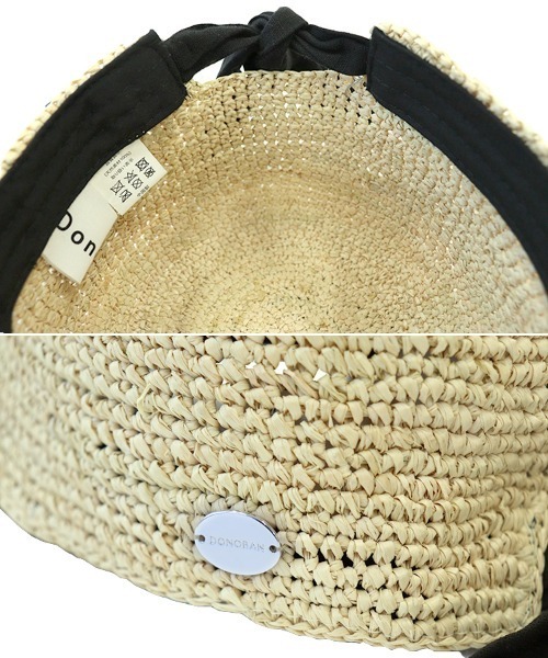 DONOBAN（ドノバン）の「バックリボンキャップ（キャップ・レディース・ブラック/ベージュ・FREE）」の14枚目の写真