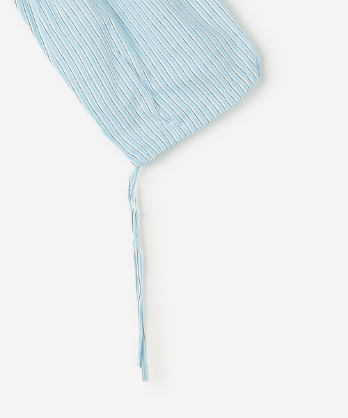 Emily Levine(エミリーレヴィーン)の「emily levine | 〈別注〉コットン スタンドカラーワンピース STRIPE WOMEN(ワンピース・レディース・ブルー系その他・S/M)」の5枚目の写真