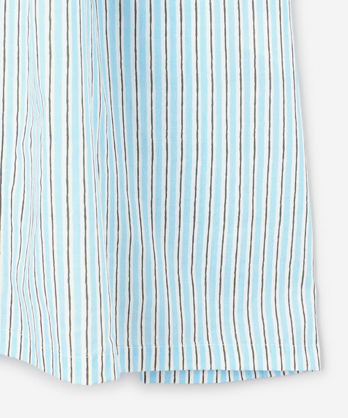Emily Levine(エミリーレヴィーン)の「emily levine | 〈別注〉コットン スタンドカラーワンピース STRIPE WOMEN(ワンピース・レディース・ブルー系その他・S/M)」の6枚目の写真
