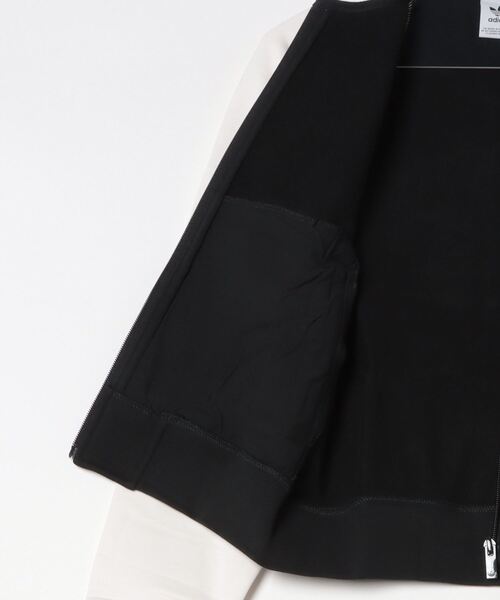 adidas Originals(アディダスオリジナルス)の「adidas Originals/アディダスオリジナルス アディカラー クラシックス トレフォイル カレッジジャケット(ジャージ・レディース・ブラック×ホワイト・S/XL)」の3枚目の写真