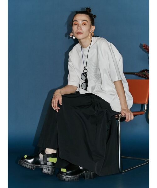 UN3D.（アンスリード）の「MENS CRACK LOGO BIG T / メンズクラック