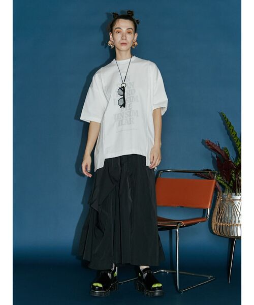 UN3D.（アンスリード）の「MENS CRACK LOGO BIG T / メンズ