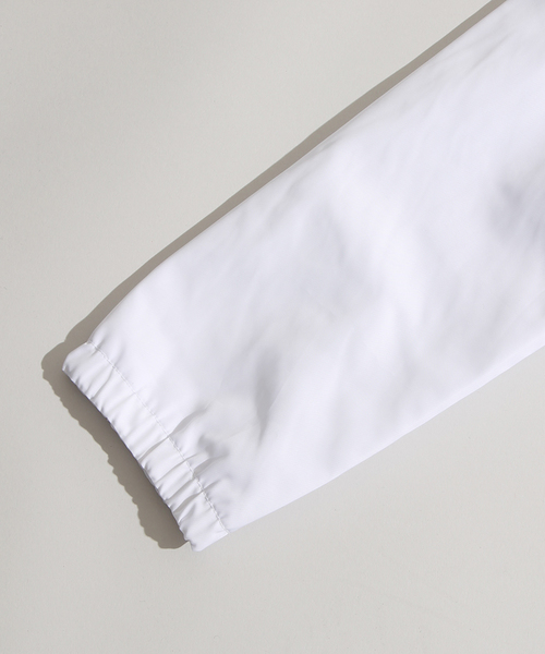 WEGO（ウィゴー）の「WEGO/コーチジャケット（ナイロンジャケット・レディース・ホワイト/ブラック・FREE）」の4枚目の写真