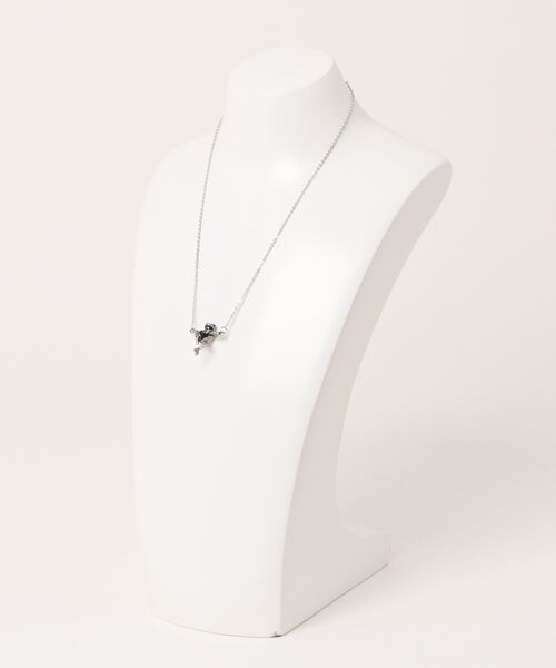 an meets zakka（アンミツザッカ）の「an meets zakka カエルショートネックレス(40cm)（ネックレス・メンズ・B/アンティークシルバー/シルバー/ガンメタ/アンティークゴールド/ゴールド/ブロンズ/グリーン・ONE SIZE/45cm）」の21枚目の写真