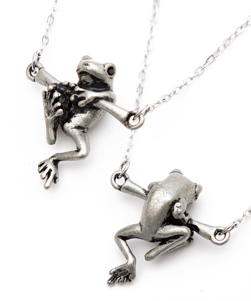 an meets zakka カエルショートネックレス(40cm)（ネックレス