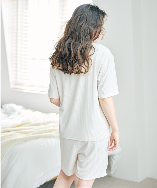 Miffy（ ミッフィー）の「【miffy/ミッフィー】パイルリブトップス/ルームウェア（上下別売り）（ルームウェア/パジャマ・レディース・ネイビー/アイボリー/グレー・M/LL/L）」の11枚目の写真