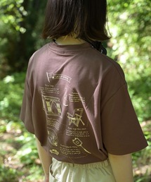 S'more（スモア）の「COTTON T SHIRTS - S'more gear illustration（Tシャツ/カットソー・メンズ）」