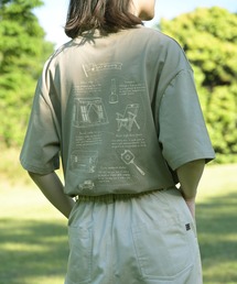 COTTON T SHIRTS - S'more gear illustration (SS)