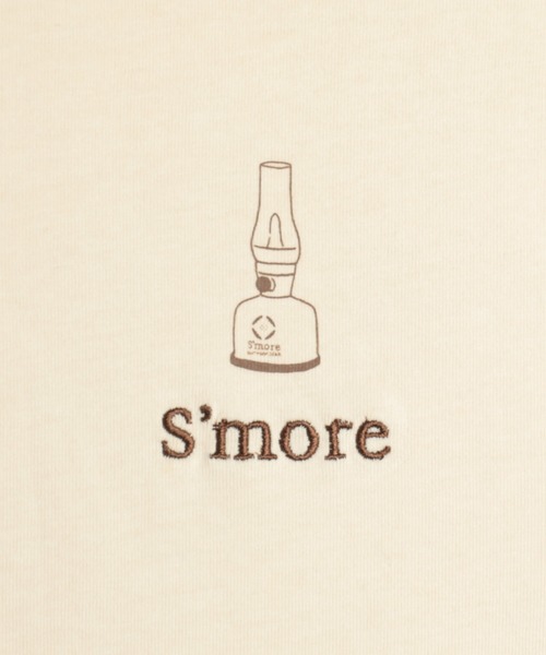 S'more（スモア）の「COTTON T SHIRTS - S'more gear illustration (SS)（Tシャツ/カットソー・レディース・ベージュ/カーキ/ブラウン・MEDIUM/SMALL/X-LARGE/LARGE）」の20枚目の写真
