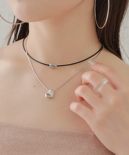 Chico（チコ）の「ニュアンスチョーカーセット（その他ヘアアクセサリー・レディース・シルバー/ゴールド・FREE）」の3枚目の写真