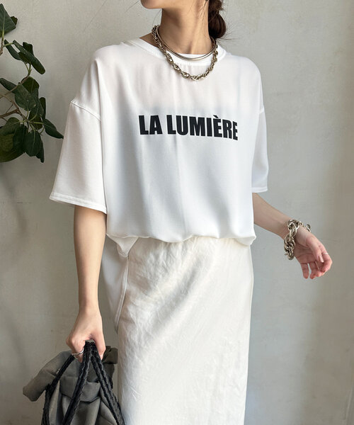 【2025】お歳暮・冬ギフト DouDou（ドゥドゥ）の「バックボタンジョーゼットロゴTEE（T トップス