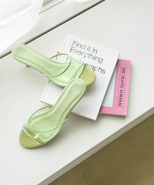 LE TALON（ルタロン）の「《WEB限定》【Le decore / ル デコレ】5cm sheer candy サンダル（サンダル・レディース・モスグリーン/ラベンダー/ホワイト・LARGE/SMALL/MEDIUM）」の11枚目の写真