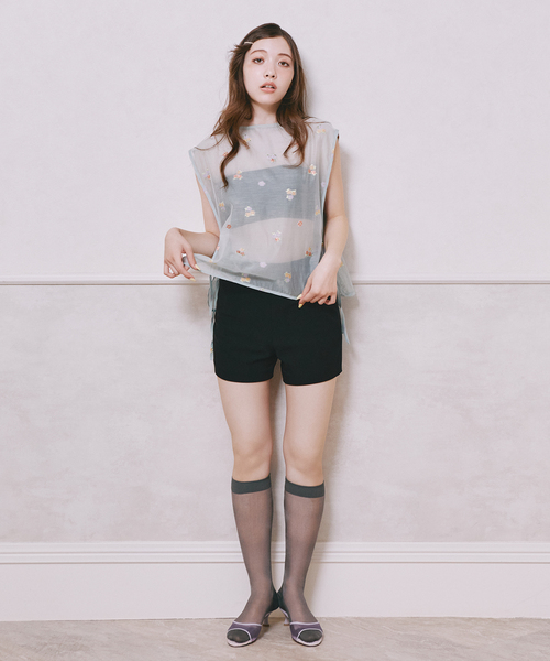 LE TALON（ルタロン）の「《WEB限定》【Le decore / ル デコレ】5cm sheer candy サンダル（サンダル・レディース・モスグリーン/ラベンダー/ホワイト・LARGE/SMALL/MEDIUM）」の4枚目の写真