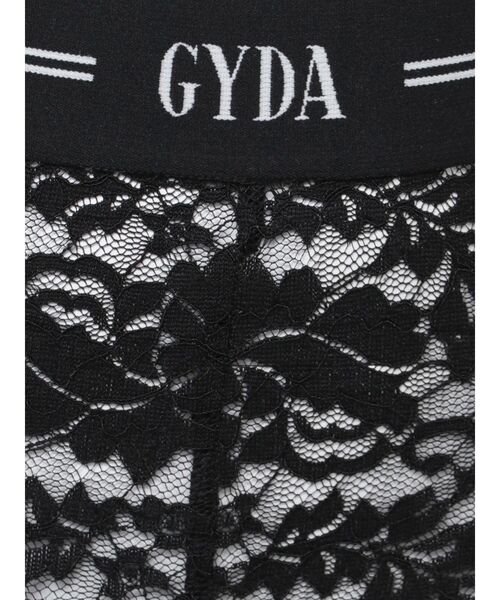 GYDA（ジェイダ）の「GYDAラインバンテージレースレギンス（レギンス/スパッツ・レディース・ブラック・SMALL）」の3枚目の写真