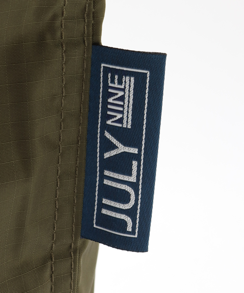 JULY NINE（ジュライナイン）の「JULY NINE / ジュライ ナイン SEQUAL with POCKET（ショルダーバッグ・メンズ・チャコールグレー/ブラック/グリーン・FREE）」の4枚目の写真