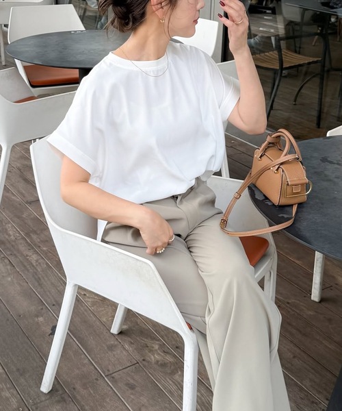 【新品】エマテイラー バッグジップジョーゼットTブラウス 白 STYLEDOOR｜バックジップジョーゼットTブラウス | Rakuten