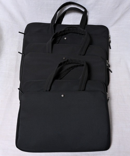 Alite cloth(アリーテクロス)の「サイド収納付きトート型PCケース タブレットケース(PC・タブレットケース・レディース・ブラック/グレー/アイボリー/グリーン/ピンク・M/S/L)」の1枚目の写真