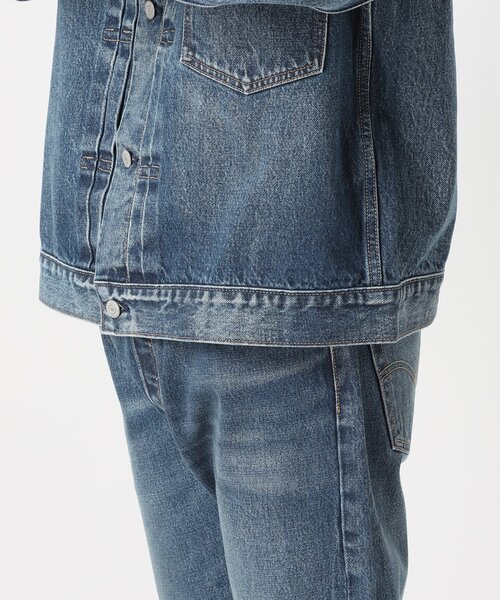 Levi's(リーバイス)の「《追加》LEVI’S(R) / リーバイス(R) 別注 1st JKT Selvedge INDIGO(デニムジャケット・メンズ・ダークブルー・X-SMALL/XX-LARGE/X-LARGE/LARGE/MEDIUM/SMALL)」の7枚目の写真