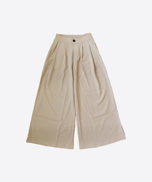 OSYAREVO（オシャレボ）の「ワイド パンツ スラックス（スラックス・レディース・ベージュ/グレー/グリーン・LARGE/MEDIUM）」の12枚目の写真