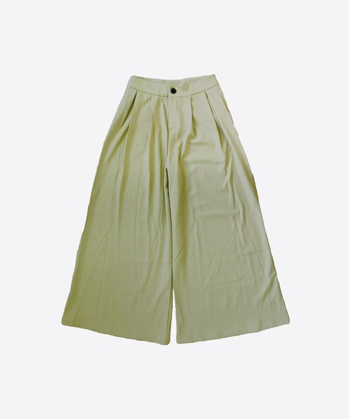 OSYAREVO（オシャレボ）の「ワイド パンツ スラックス（スラックス・レディース・ベージュ/グレー/グリーン・LARGE/MEDIUM）」の13枚目の写真