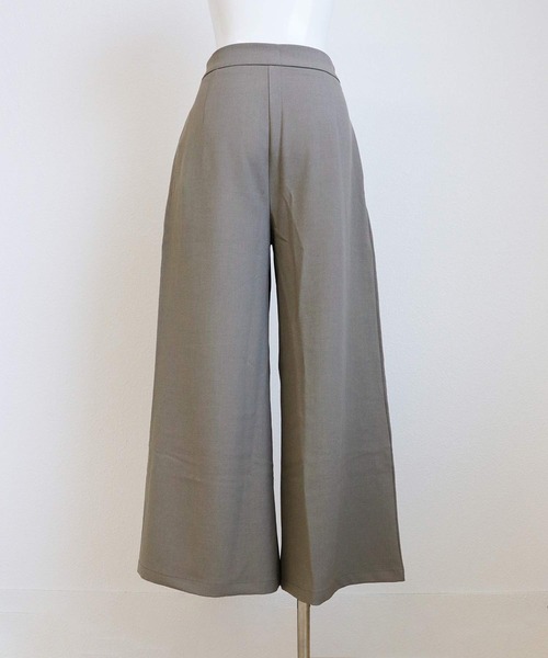 OSYAREVO（オシャレボ）の「ワイド パンツ スラックス（スラックス・レディース・ベージュ/グレー/グリーン・LARGE/MEDIUM）」の16枚目の写真