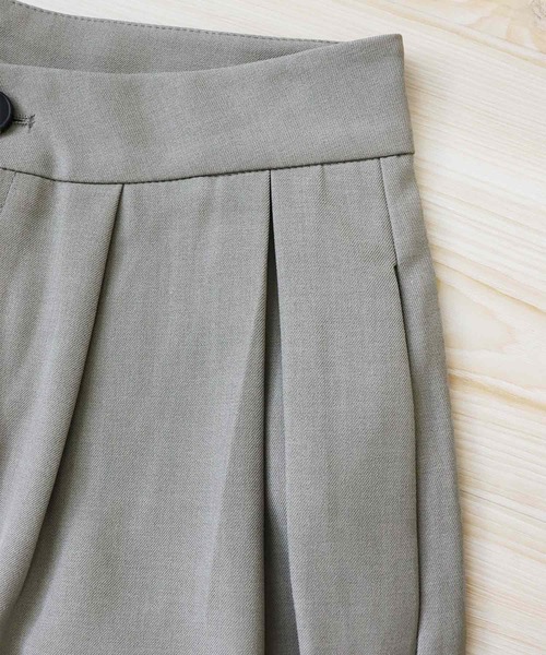 OSYAREVO（オシャレボ）の「ワイド パンツ スラックス（スラックス・レディース・ベージュ/グレー/グリーン・LARGE/MEDIUM）」の20枚目の写真