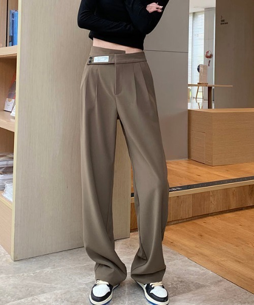 GEMEDA(ジェメダ)の「ロングタックスラックス(スラックス・レディース・ダークグレー/モカ/ブラック・S/M)」の19枚目の写真