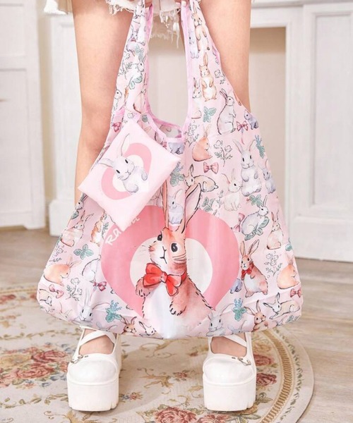 ジョリーフルール ピンクのうさぎさんバッグ マイリトルテイラー フリルバッグ 💗🎀🍓🐰🌷 JILL by JILL STUART BOOK ハートフリルバッグ PINK