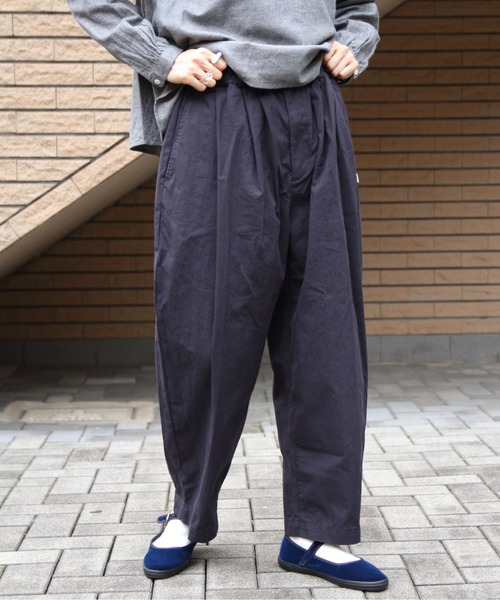 DANTON（ダントン）の「DANTON/ダントン　ツイルイージパンツ　TWILL EASY PANTS　DT-E0212 CNO（その他パンツ・レディース・ベージュ/ネイビー/ダークベージュ・36/38）」の4枚目の写真