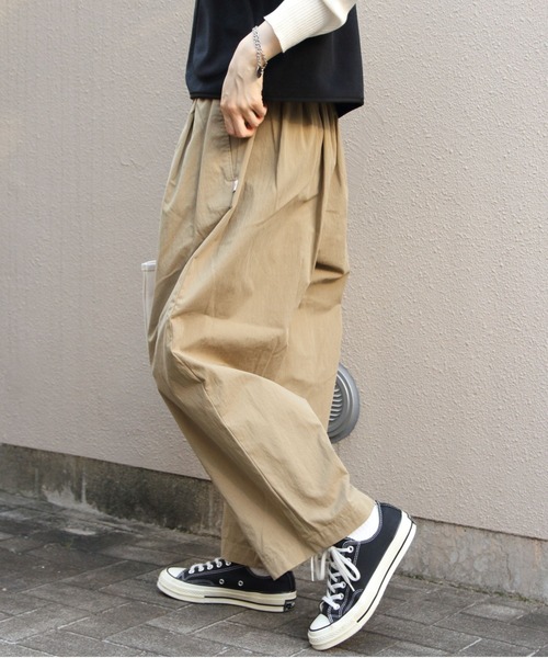 DANTON（ダントン）の「DANTON/ダントン　ツイルイージパンツ　TWILL EASY PANTS　DT-E0212 CNO（その他パンツ・レディース・ベージュ/ネイビー/ダークベージュ・36/38）」の18枚目の写真