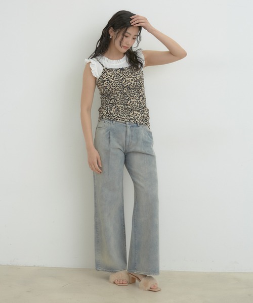 CIMARRON（シマロン）の「【CIMARRON】VIS別注ヴィンテージライクカラーデニム（デニムパンツ・レディース・ブラウン系その他2/ピンク系その他2/ブルー系その他6・M/S）」の11枚目の写真