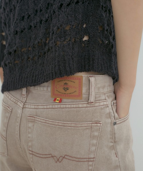 CIMARRON（シマロン）の「【CIMARRON】VIS別注ヴィンテージライクカラーデニム（デニムパンツ・レディース・ブラウン系その他2/ピンク系その他2/ブルー系その他6・M/S）」の18枚目の写真