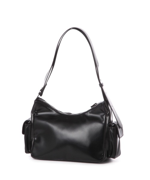 tiny tiny（ティニーティニー）の「マルチポケットショルダーバッグ[tiny tiny(ティニーティニー)]（ショルダーバッグ・レディース・ブラック/ブラウン/アイボリー・0）」の5枚目の写真